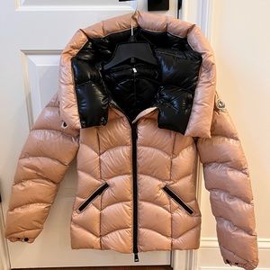 Pink Moncler Down Winter Jacket